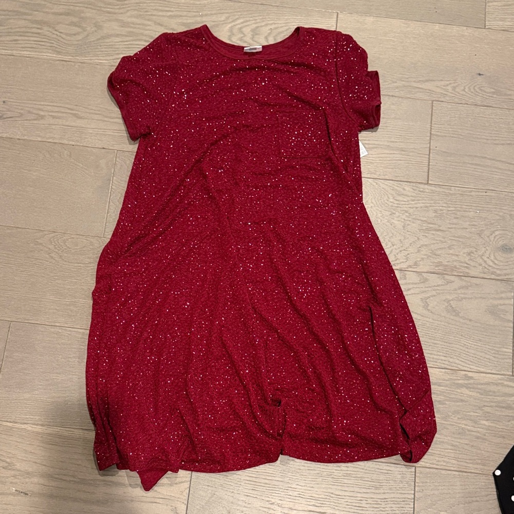 LuLaRoe Sparkling Red Casual Dress